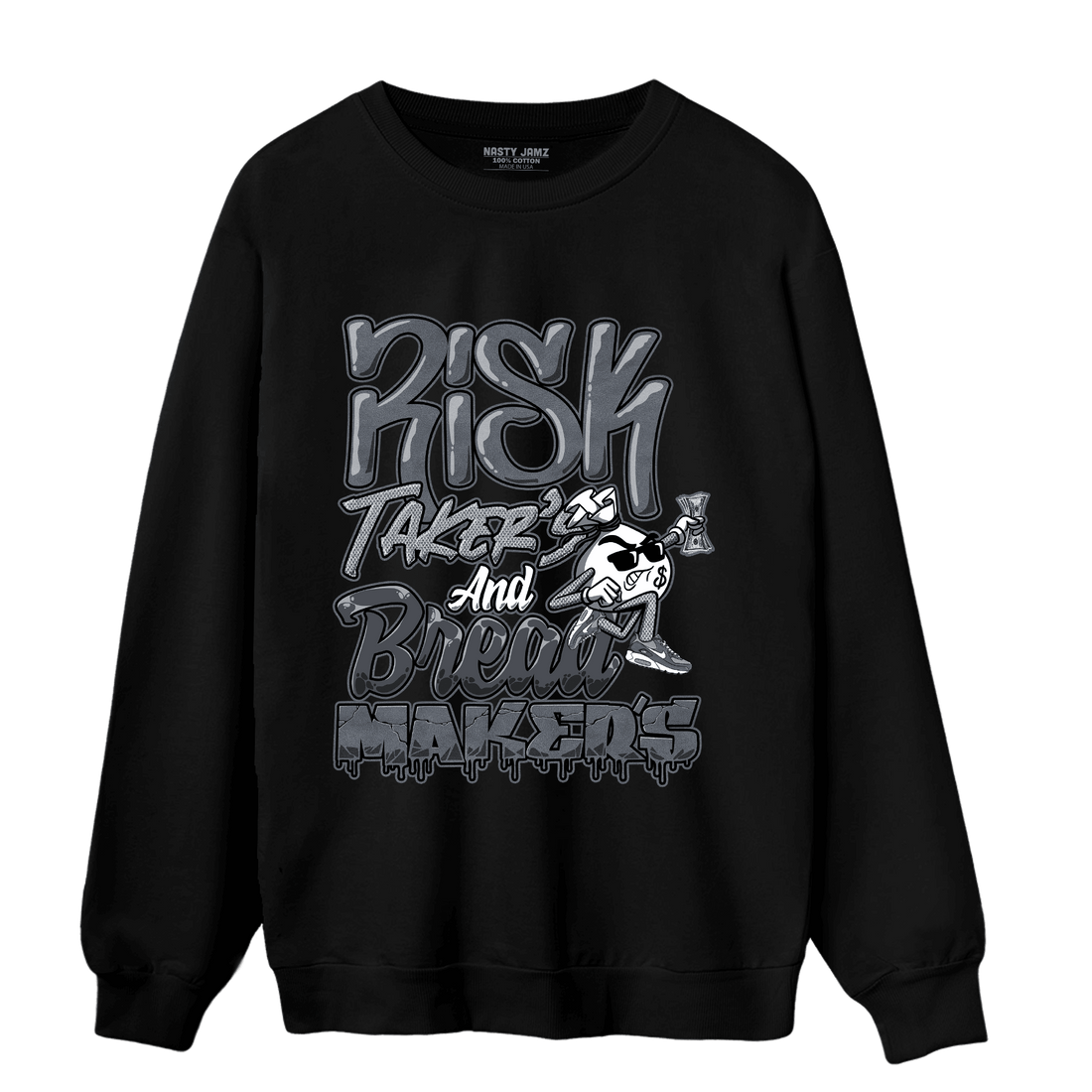 Air Max 90 Iron Grey Sweatshirt Match Making Our Bread - NastyJamz