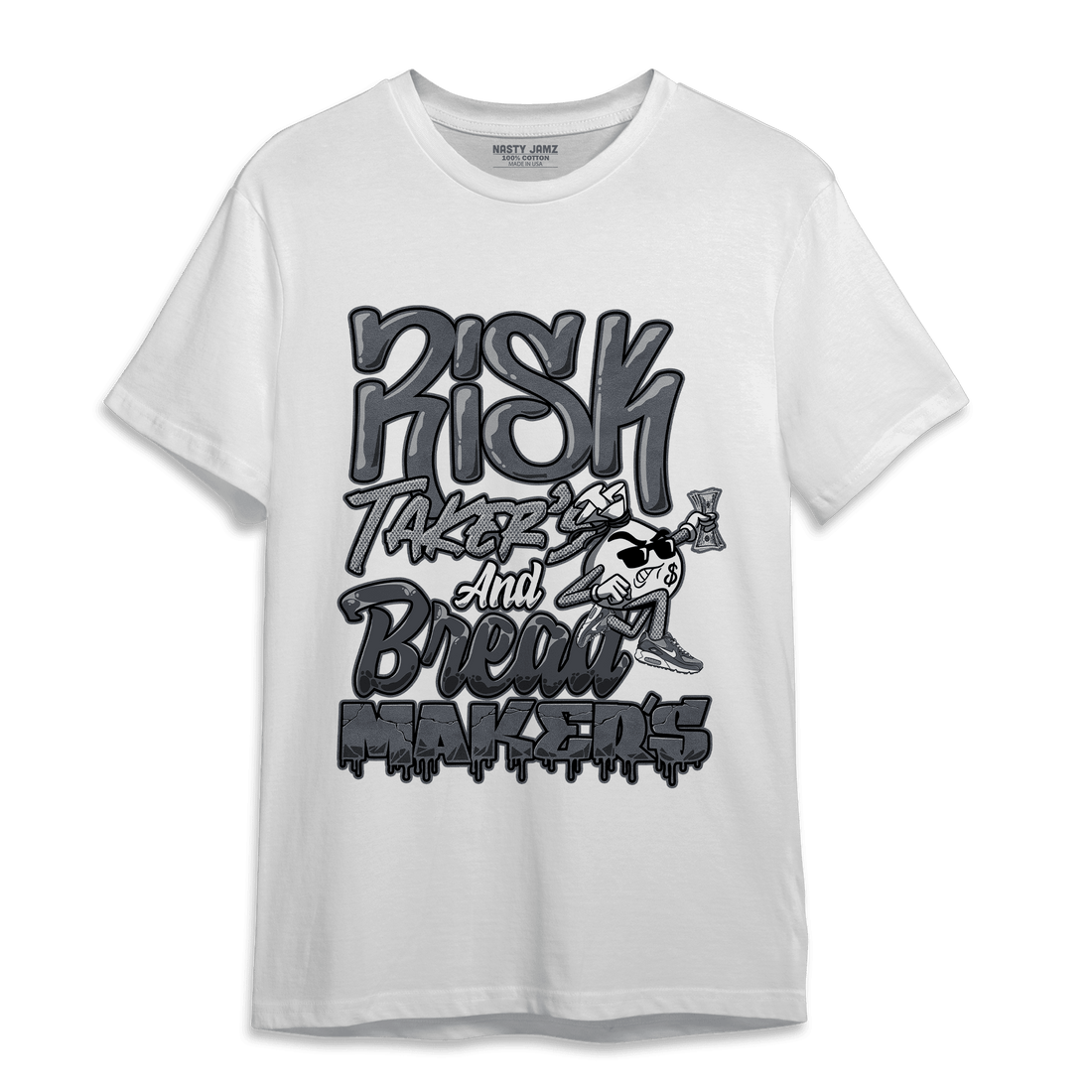 Air Max 90 Iron Grey T Shirt Match Making Our Bread - NastyJamz