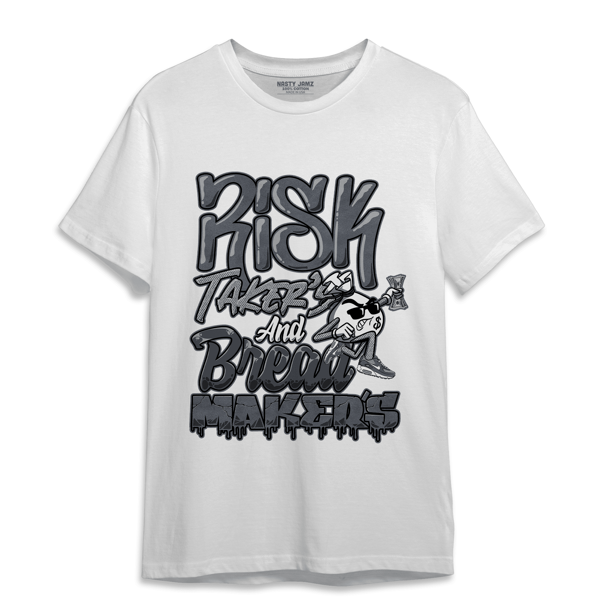 Air Max 90 Iron Grey T Shirt Match Making Our Bread - NastyJamz