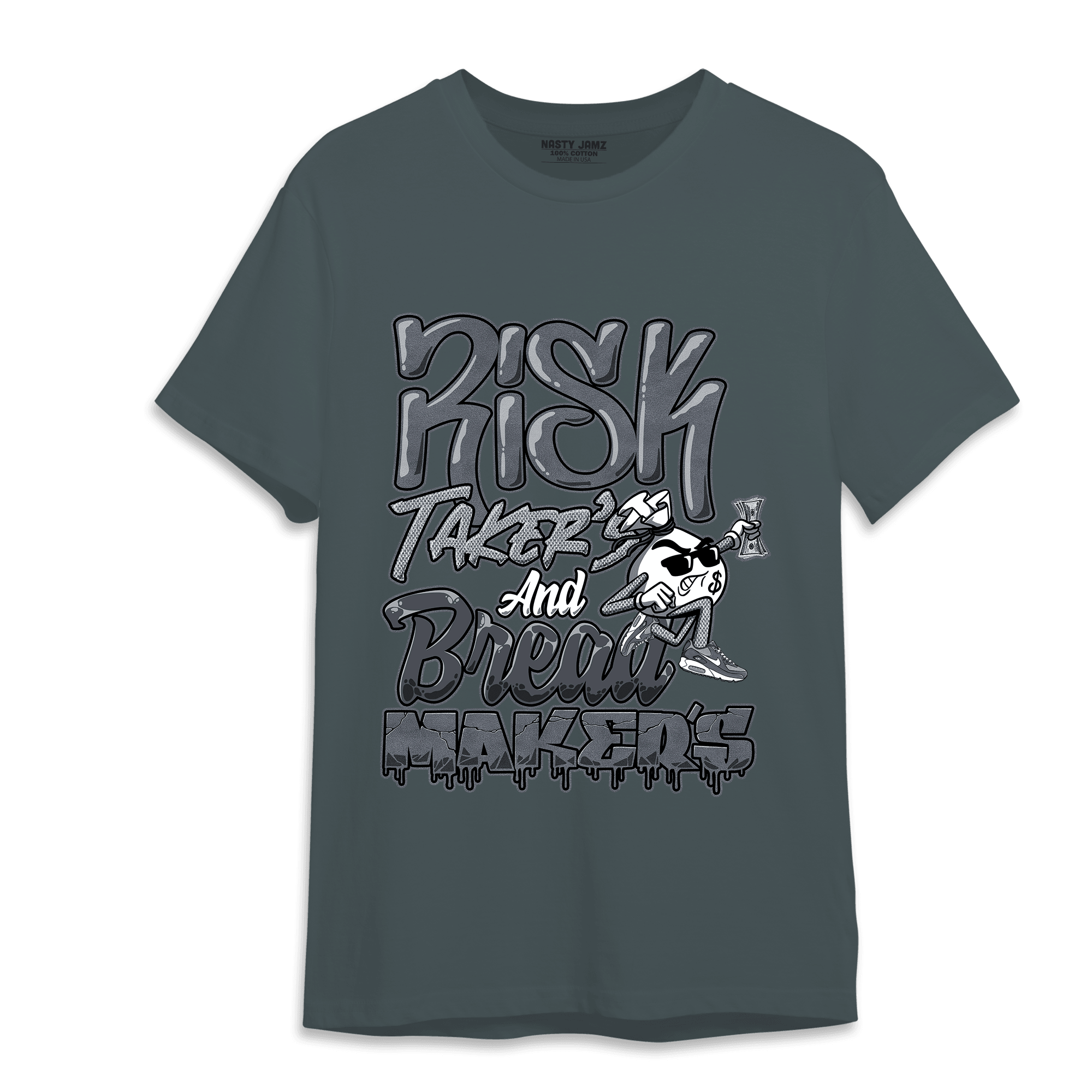 Air Max 90 Iron Grey T Shirt Match Making Our Bread - NastyJamz