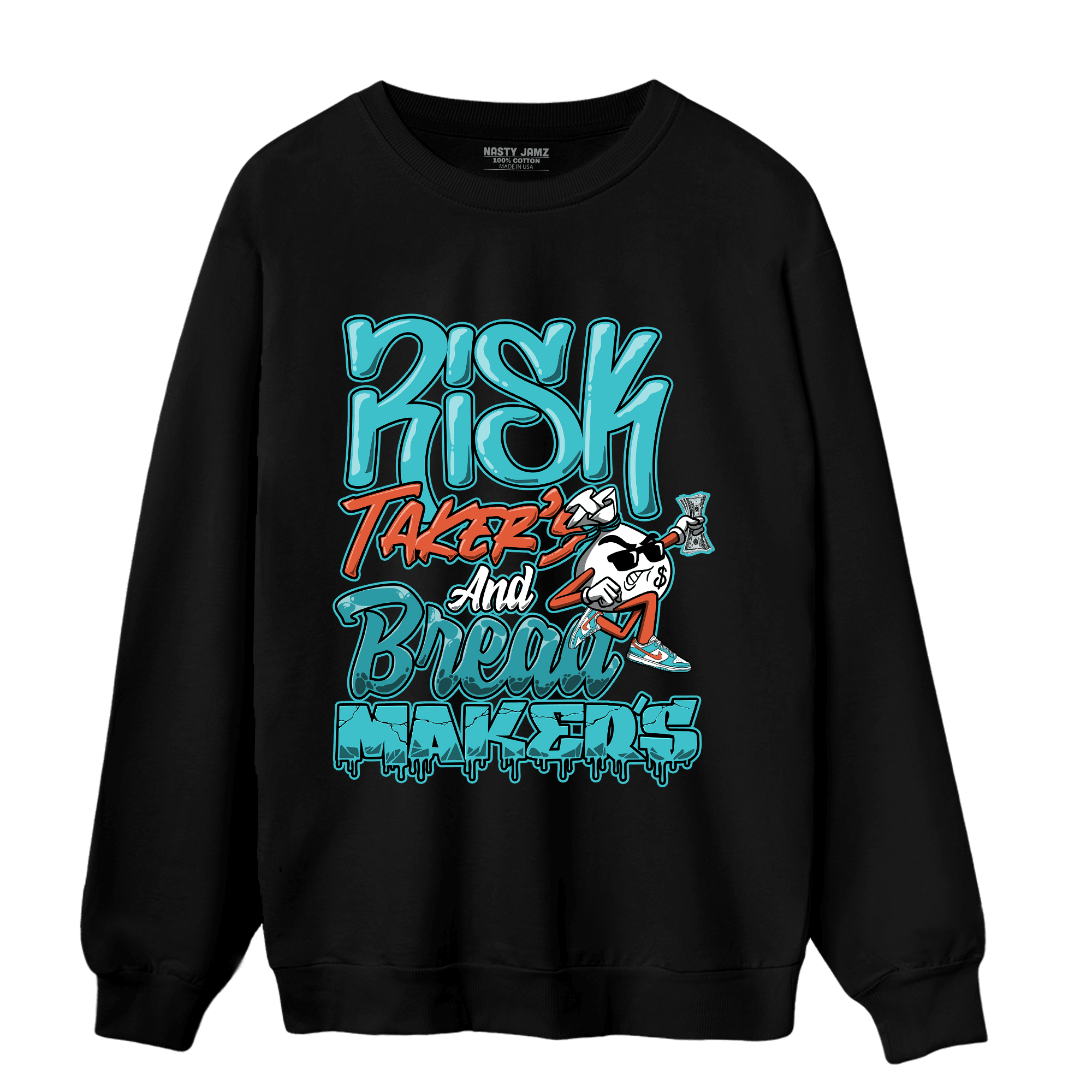 Dunk Low Dolphins Sweatshirt Match Making Our Bread - NastyJamz