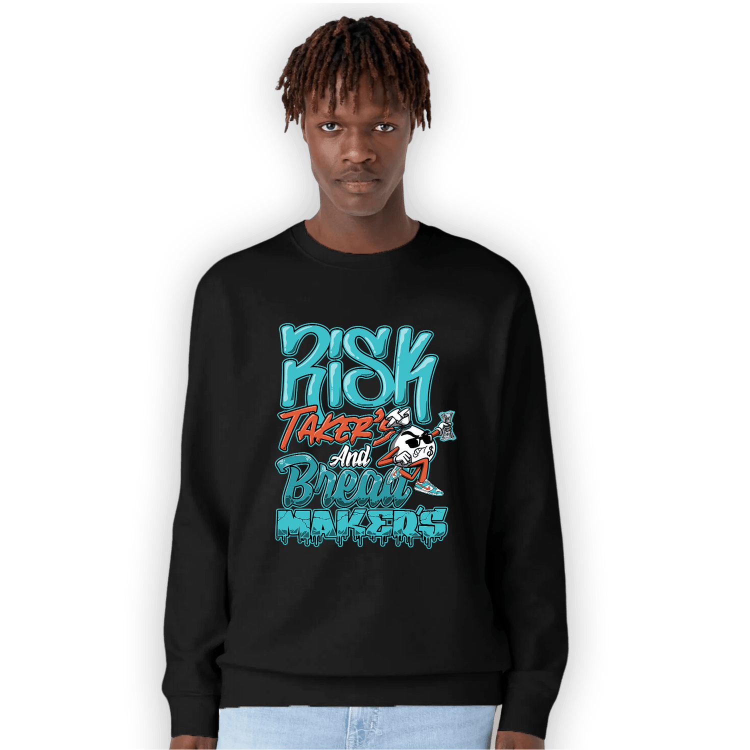 Dunk Low Dolphins Sweatshirt Match Making Our Bread - NastyJamz