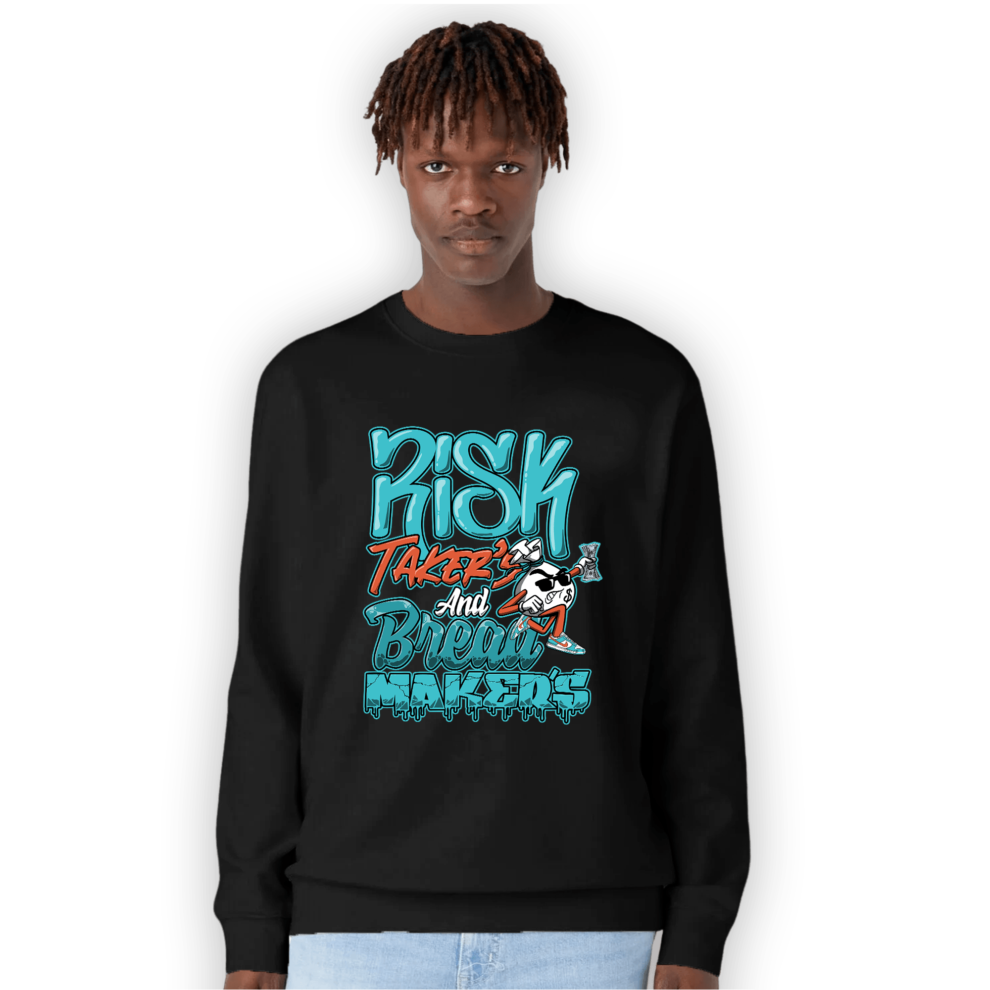 Dunk Low Dolphins Sweatshirt Match Making Our Bread - NastyJamz