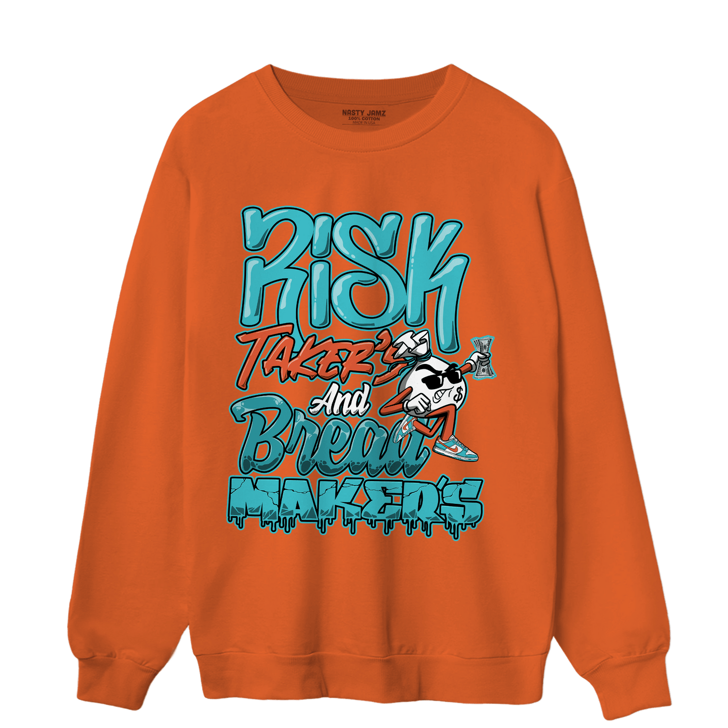 Dunk Low Dolphins Sweatshirt Match Making Our Bread - NastyJamz