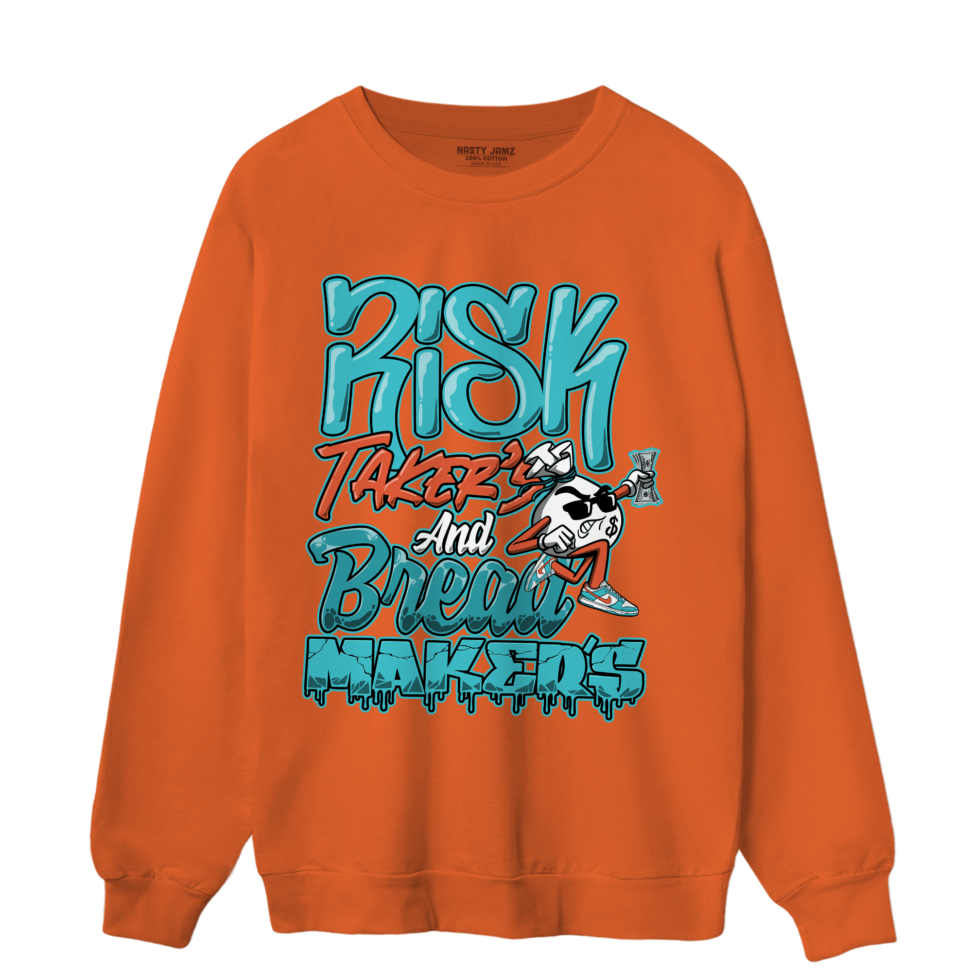 Dunk Low Dolphins Sweatshirt Match Making Our Bread - NastyJamz