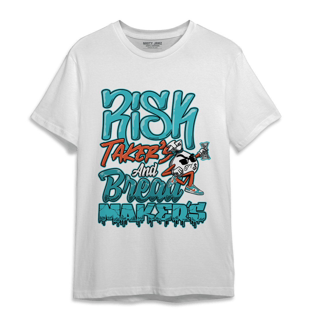Dunk Low Dolphins T Shirt Match Making Our Bread - NastyJamz
