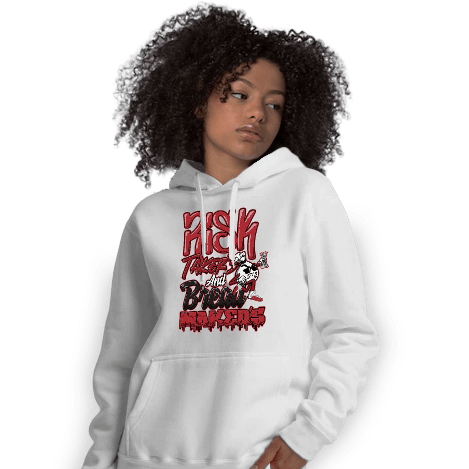 Cherry 12s Hoodie Match Making Our Bread - NastyJamz