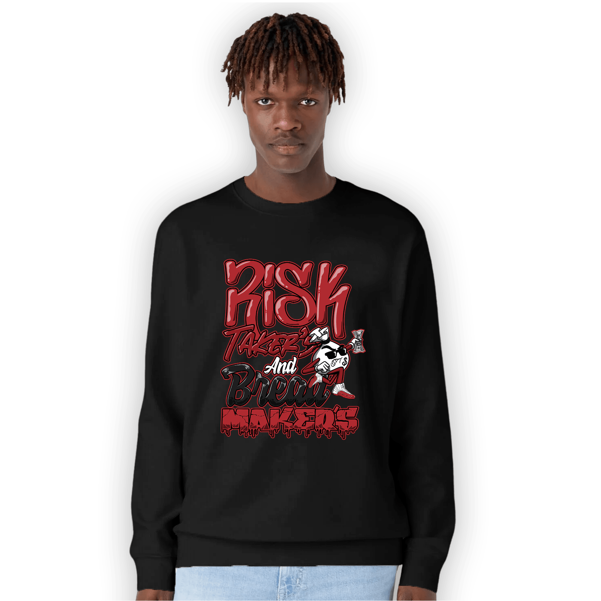 Cherry 12s Sweatshirt Match Making Our Bread - NastyJamz