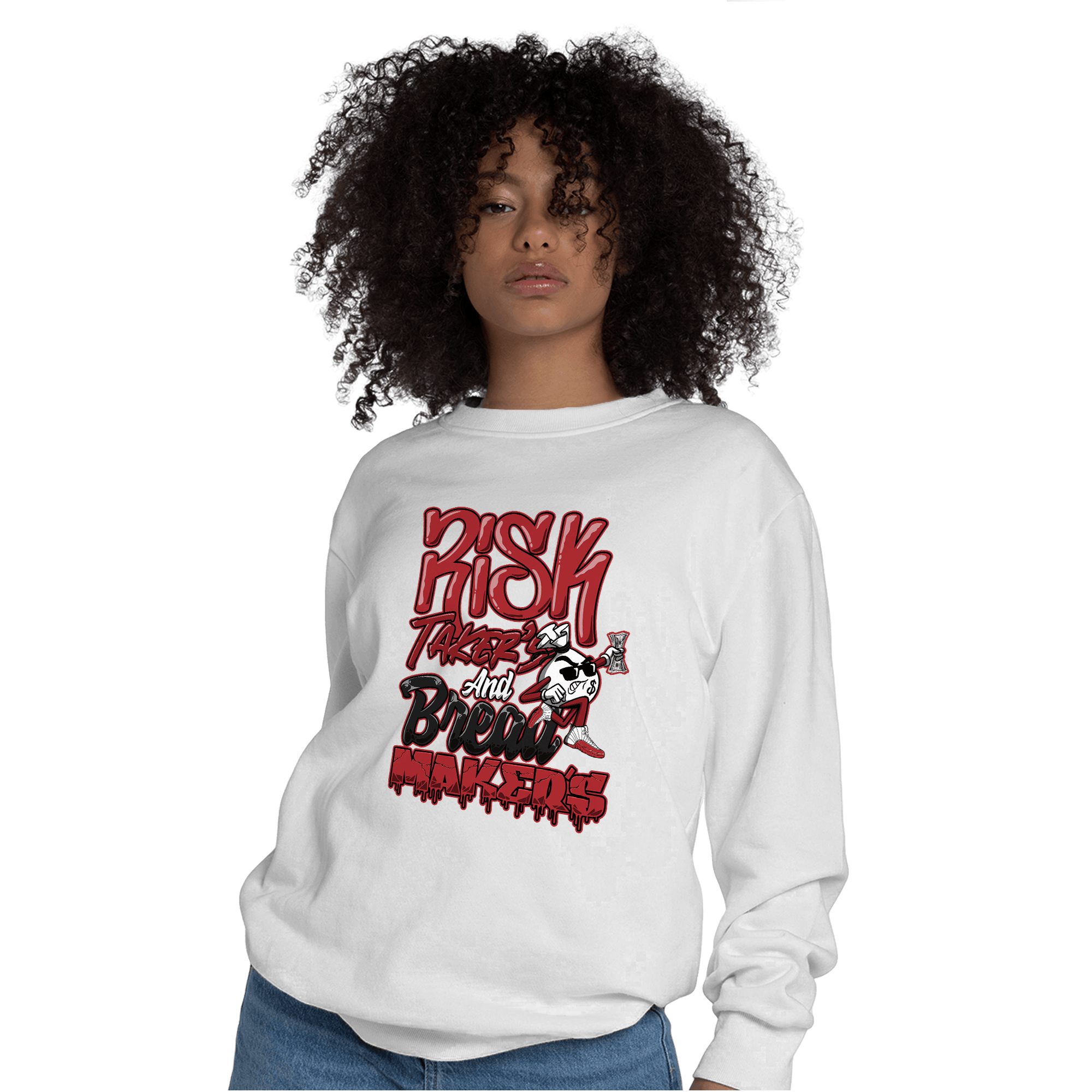 Cherry 12s Sweatshirt Match Making Our Bread - NastyJamz