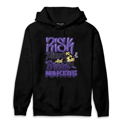 Field Purple 12s Hoodie Match Making Our Bread - NastyJamz