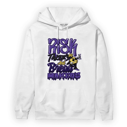 Field Purple 12s Hoodie Match Making Our Bread - NastyJamz