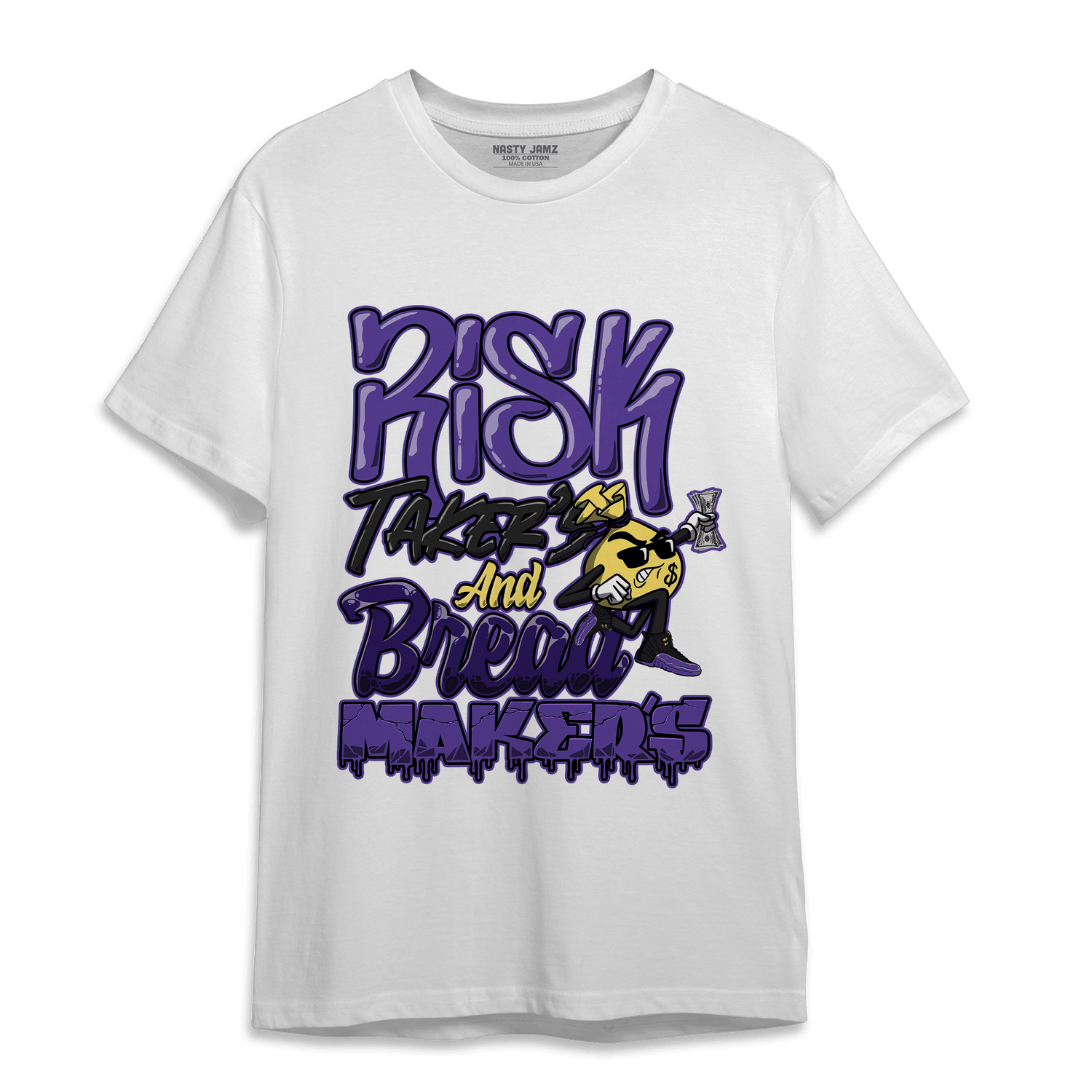 Field Purple 12s T Shirt Match Making Our Bread - NastyJamz