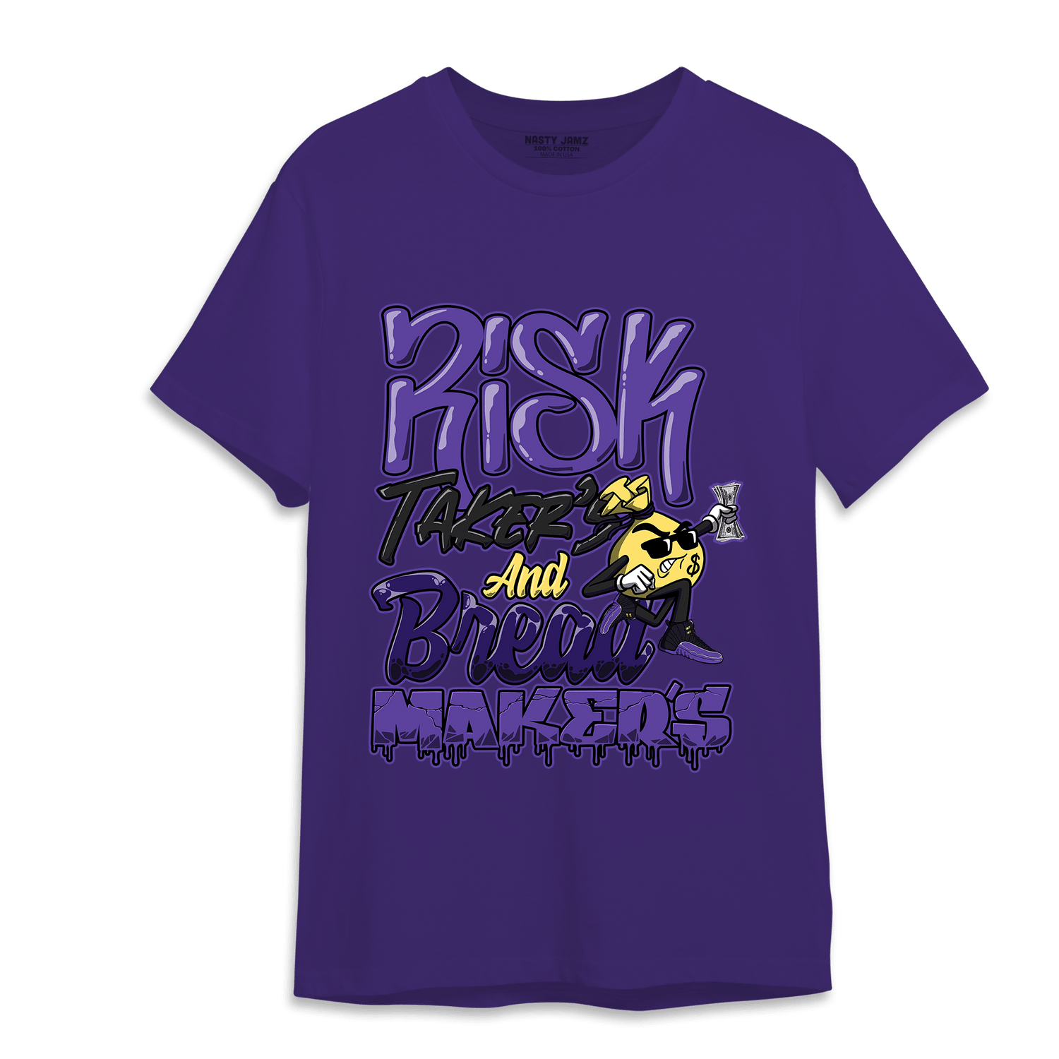 Field Purple 12s T Shirt Match Making Our Bread - NastyJamz