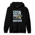 Blue Grey 13s Hoodie Match Making Our Bread - NastyJamz
