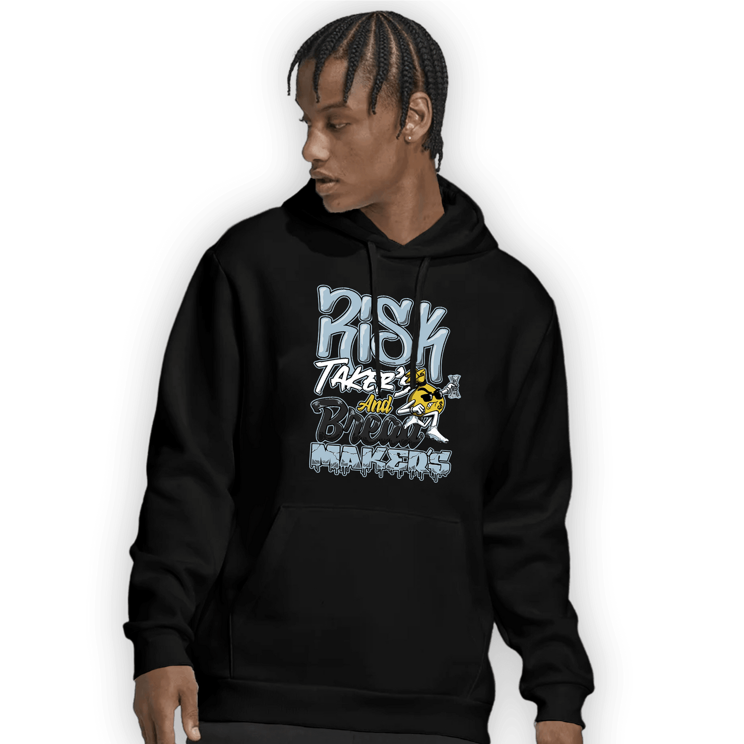 Blue Grey 13s Hoodie Match Making Our Bread - NastyJamz