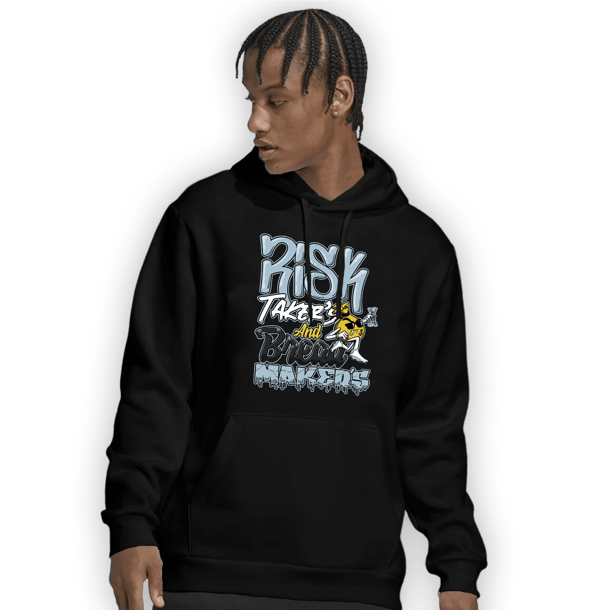 Blue Grey 13s Hoodie Match Making Our Bread - NastyJamz