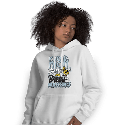 Blue Grey 13s Hoodie Match Making Our Bread - NastyJamz