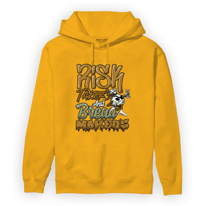 Wheat 13s Hoodie Match Making Our Bread - NastyJamz
