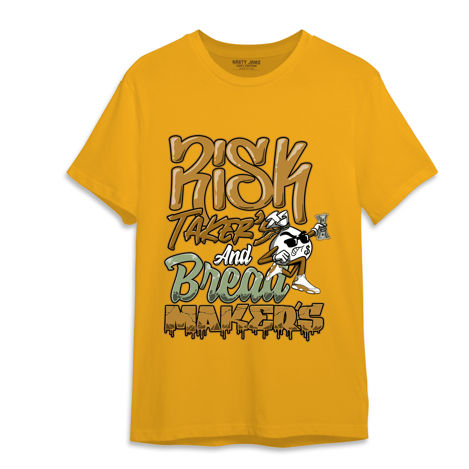 Wheat 13s T Shirt Match Making Our Bread - NastyJamz