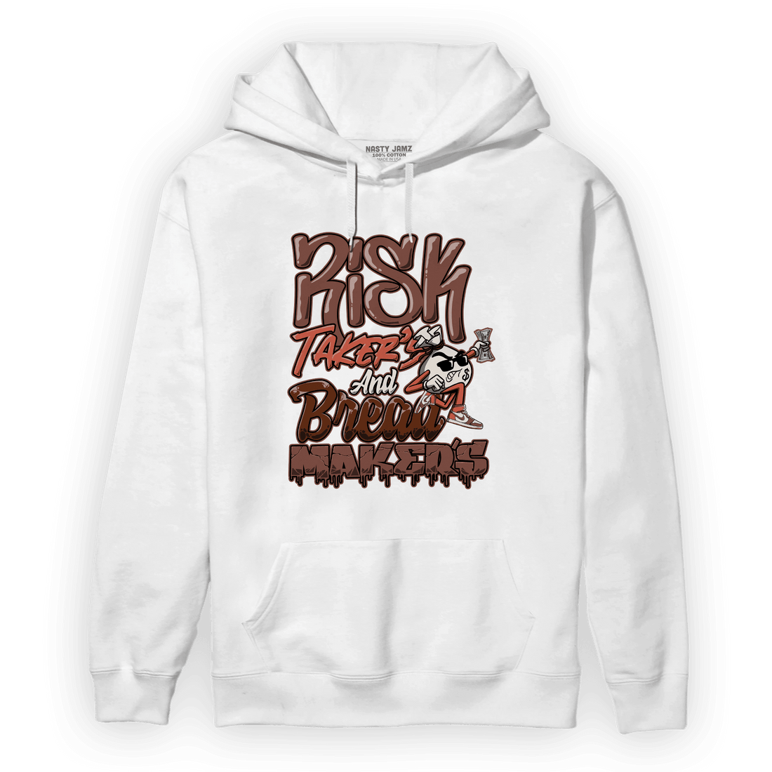 High OG Dusted Clay 1s Hoodie Match Making Our Bread - NastyJamz