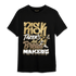 High OG Metallic Gold 1s T Shirt Match Making Our Bread - NastyJamz