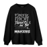 Retro High OG Black White 1s Sweatshirt Match Making Our Bread - NastyJamz