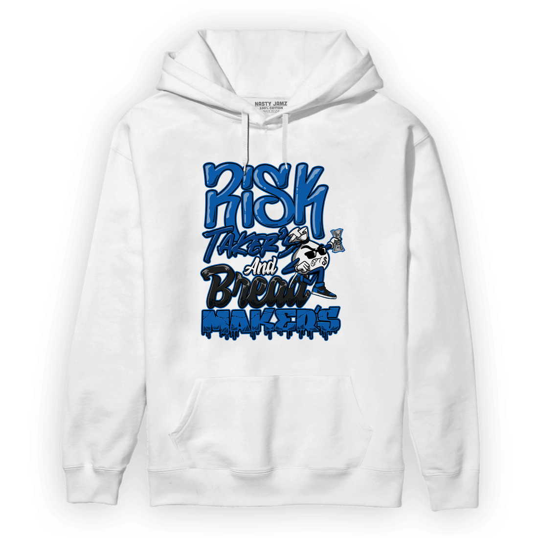 Royal Reimagined 1s Hoodie Match Making Our Bread - NastyJamz