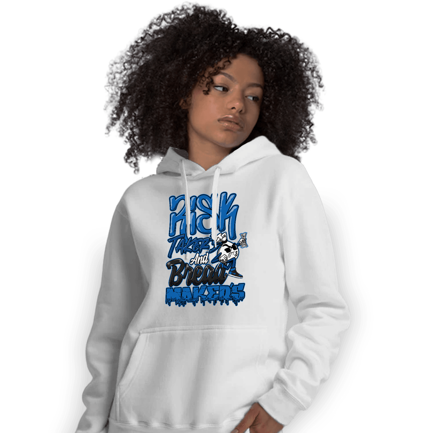 Royal Reimagined 1s Hoodie Match Making Our Bread - NastyJamz