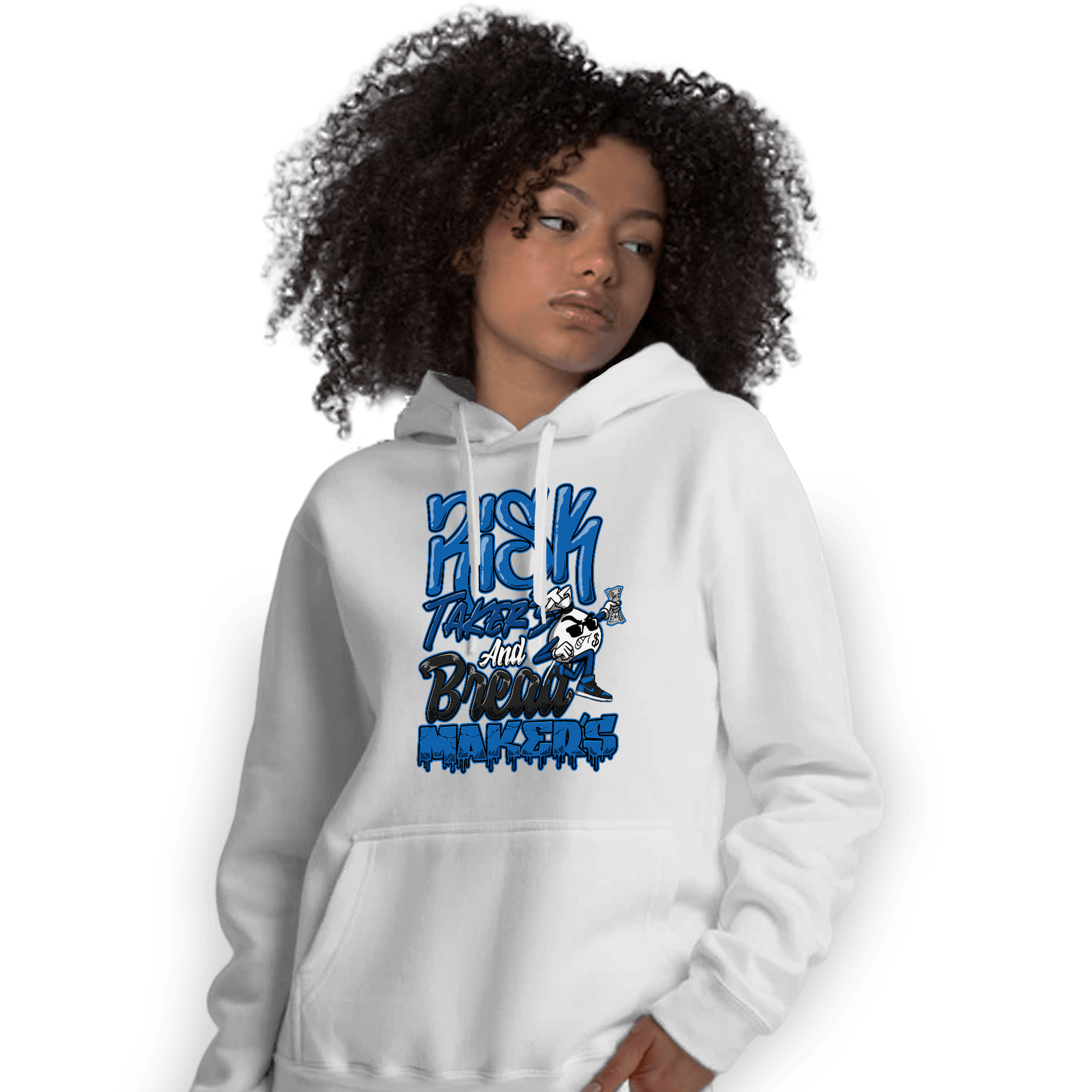 Royal Reimagined 1s Hoodie Match Making Our Bread - NastyJamz