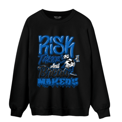 Royal Reimagined 1s Sweatshirt Match Making Our Bread - NastyJamz