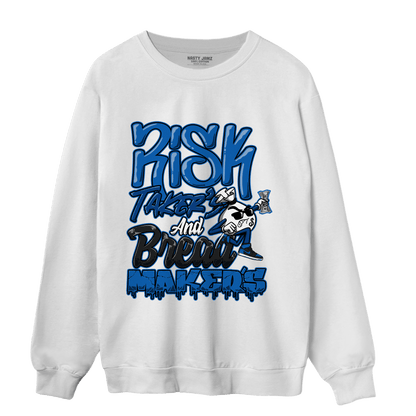 Royal Reimagined 1s Sweatshirt Match Making Our Bread - NastyJamz