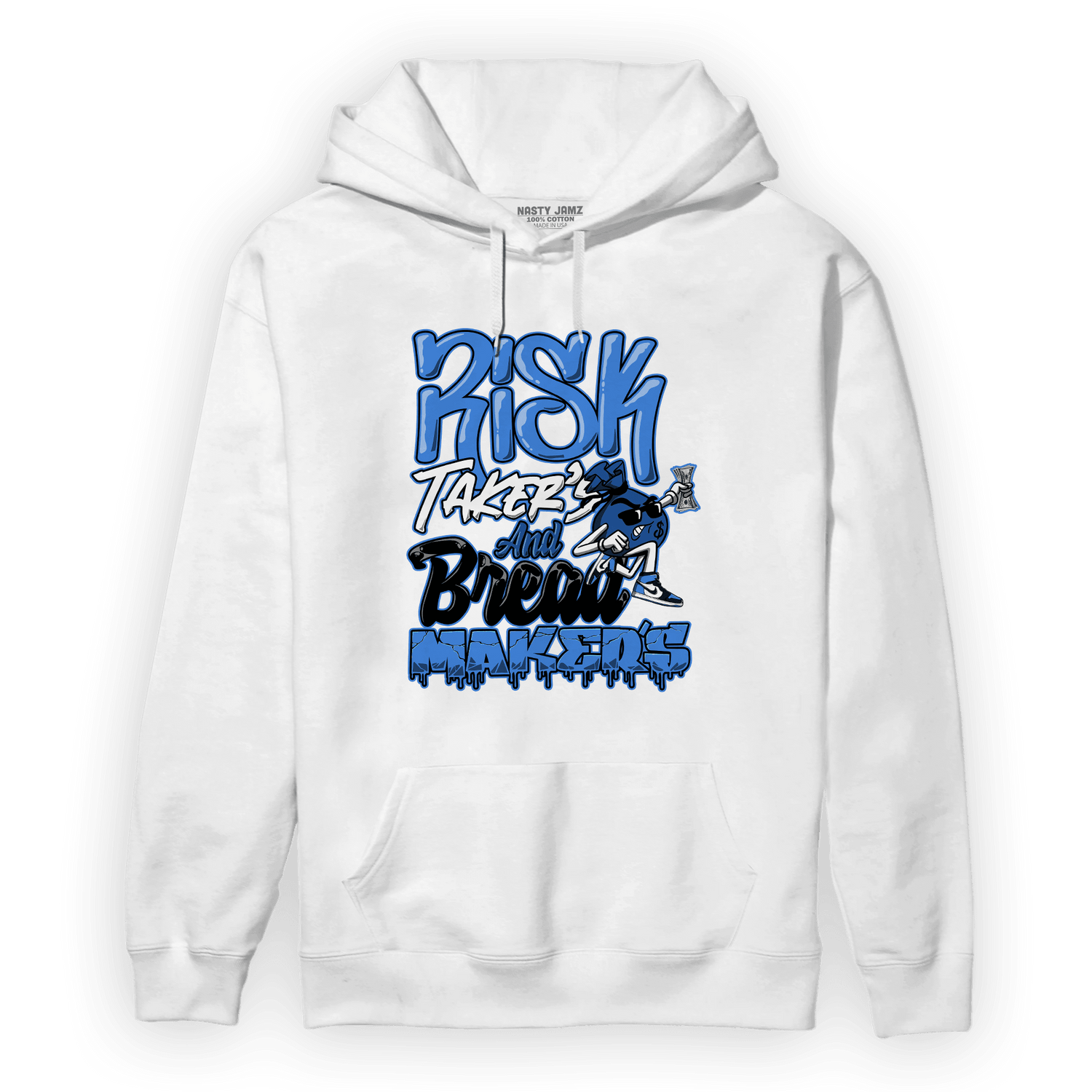 University Blue Toe 1s Hoodie Match Making Our Bread - NastyJamz