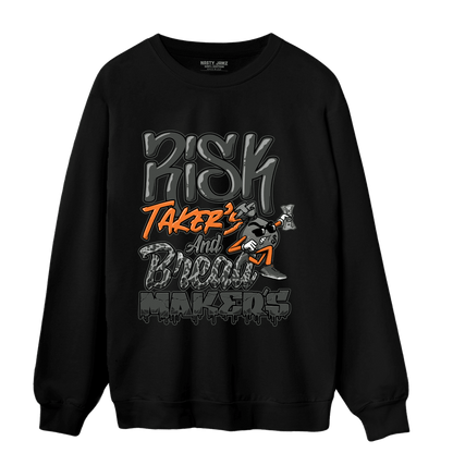 Fear Pack 3s Sweatshirt Match Making Our Bread - NastyJamz