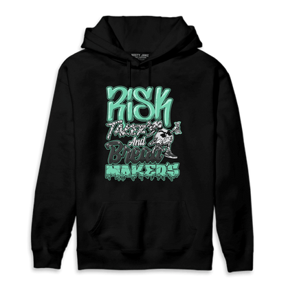 Green Glow 3s Hoodie Match Making Our Bread - NastyJamz