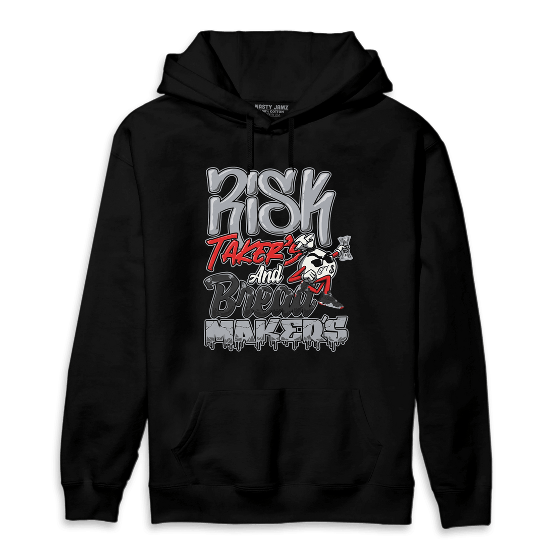 Bred Reimagined 4s Hoodie Match Making Our Bread - NastyJamz