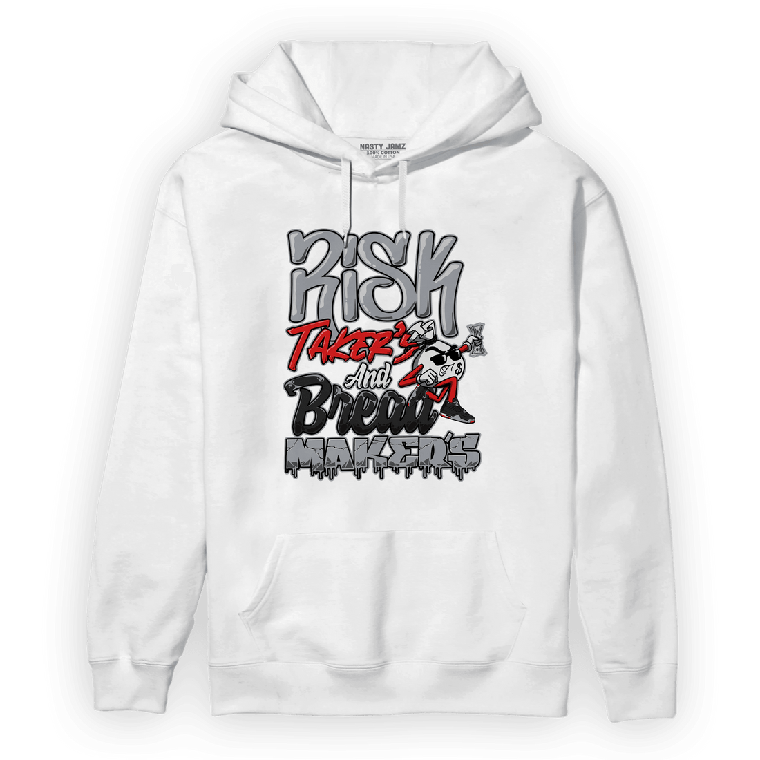 Bred Reimagined 4s Hoodie Match Making Our Bread - NastyJamz