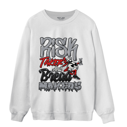 Bred Reimagined 4s Sweatshirt Match Making Our Bread - NastyJamz