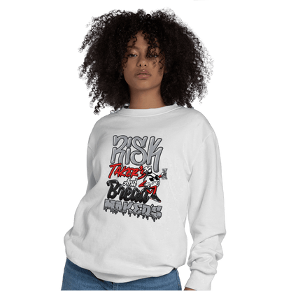 Bred Reimagined 4s Sweatshirt Match Making Our Bread - NastyJamz