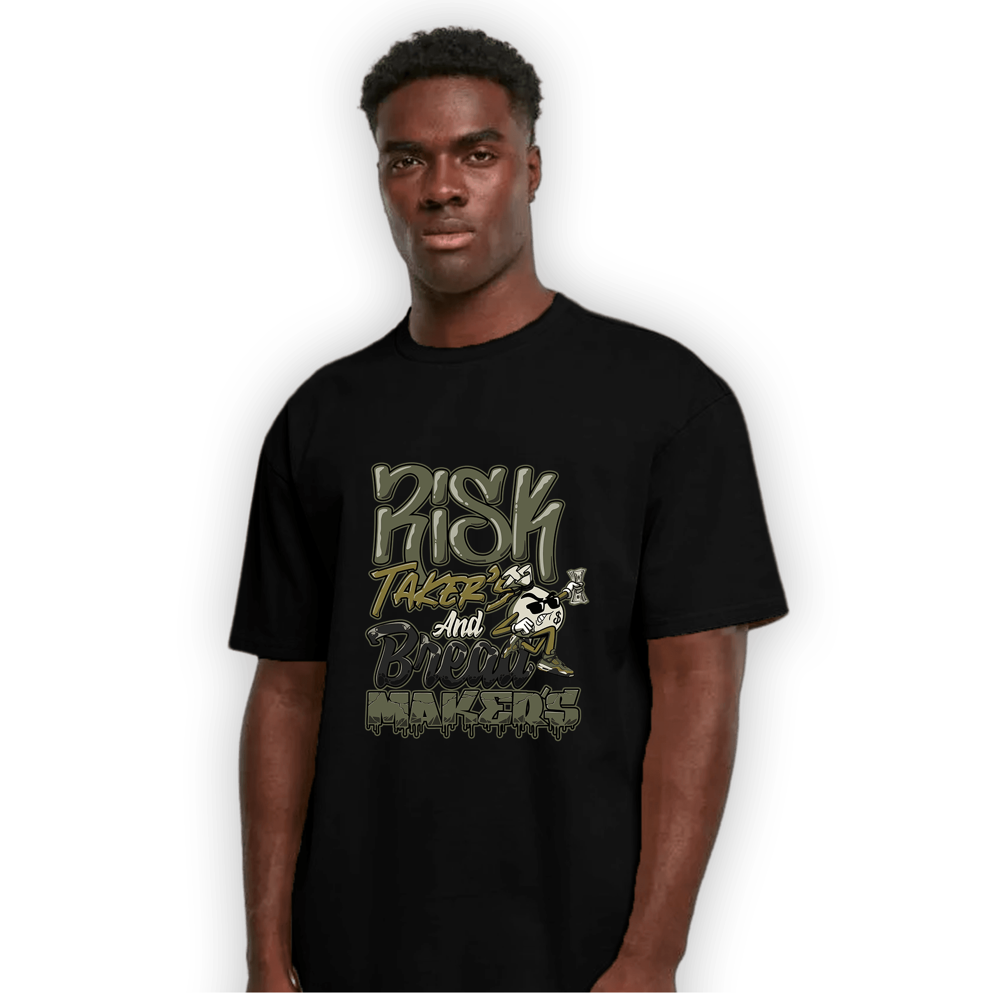 SE Craft Medium Olive 4s T Shirt Match Making Our Bread - NastyJamz