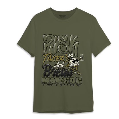 SE Craft Medium Olive 4s T Shirt Match Making Our Bread - NastyJamz