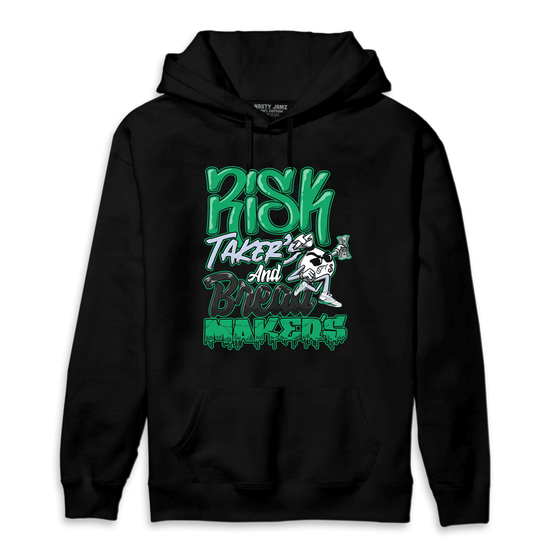 Lucky Green 5s Hoodie Match Making Our Bread - NastyJamz