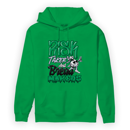 Lucky Green 5s Hoodie Match Making Our Bread - NastyJamz