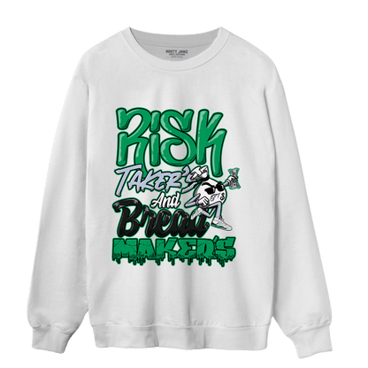 Lucky Green 5s Sweatshirt Match Making Our Bread - NastyJamz