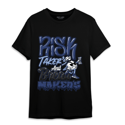 Midnight Navy 5s T Shirt Match Making Our Bread - NastyJamz