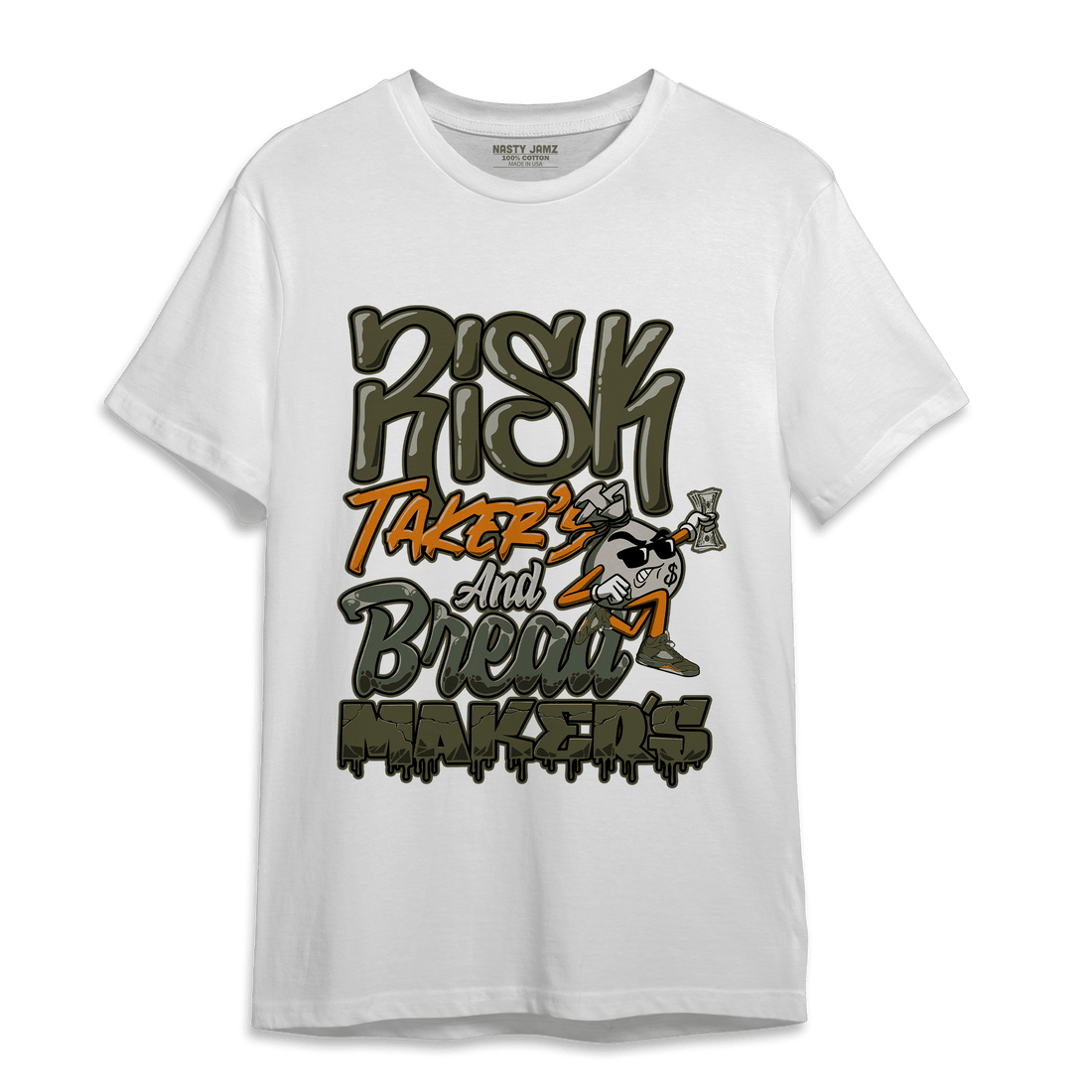 Olive 5s T Shirt Match Making Our Bread - NastyJamz