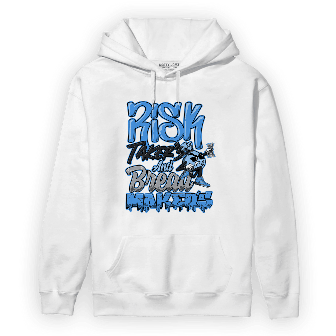 University Blue 5s Hoodie Match Making Our Bread - NastyJamz