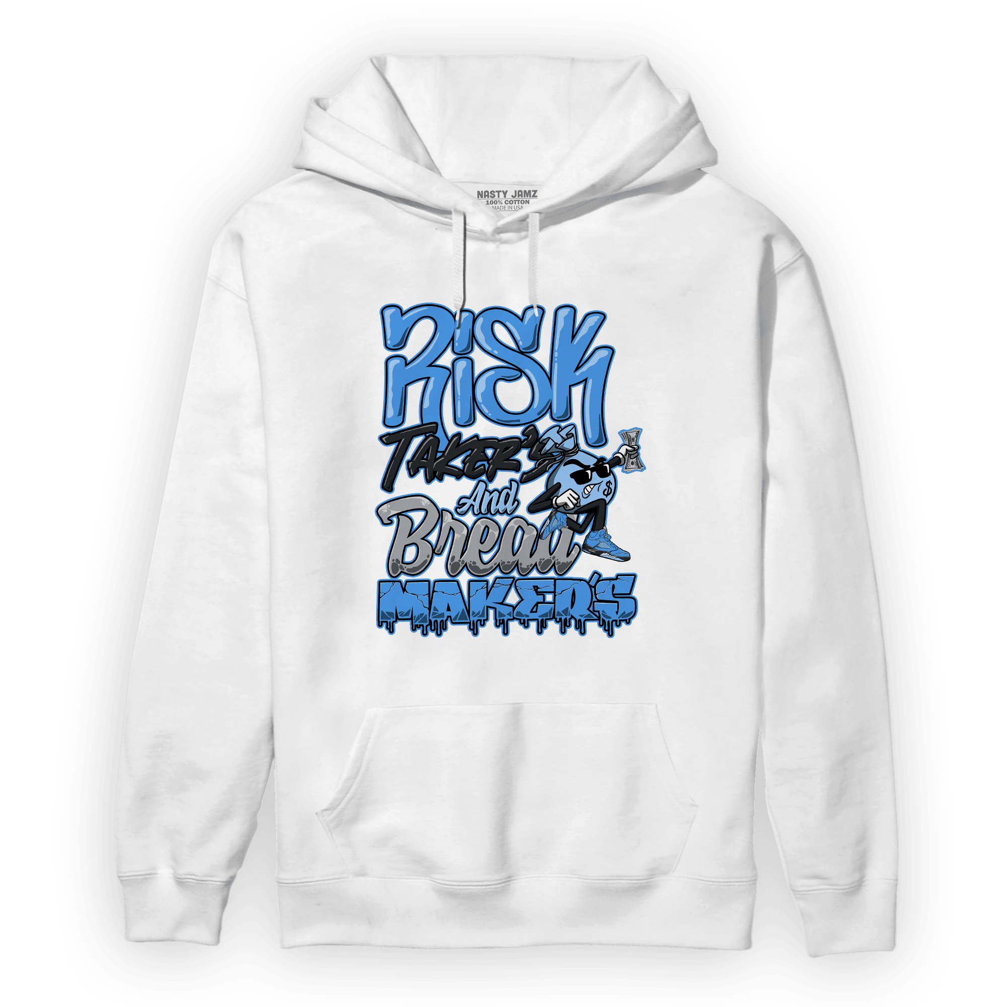 University Blue 5s Hoodie Match Making Our Bread - NastyJamz