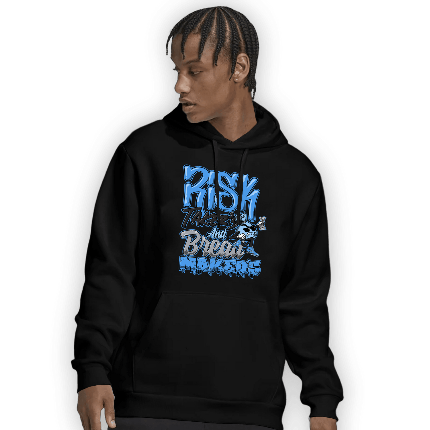 University Blue 5s Hoodie Match Making Our Bread - NastyJamz