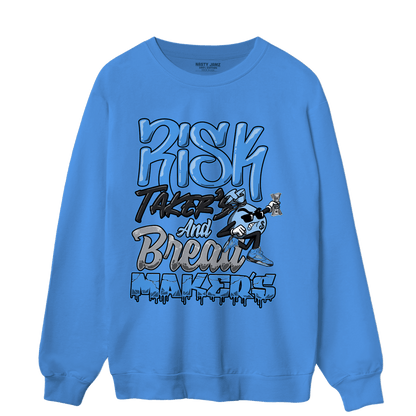 University Blue 5s Sweatshirt Match Making Our Bread - NastyJamz