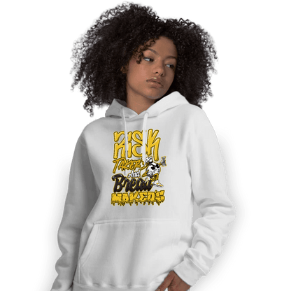 Yellow Ochre 6s Hoodie Match Making Our Bread - NastyJamz
